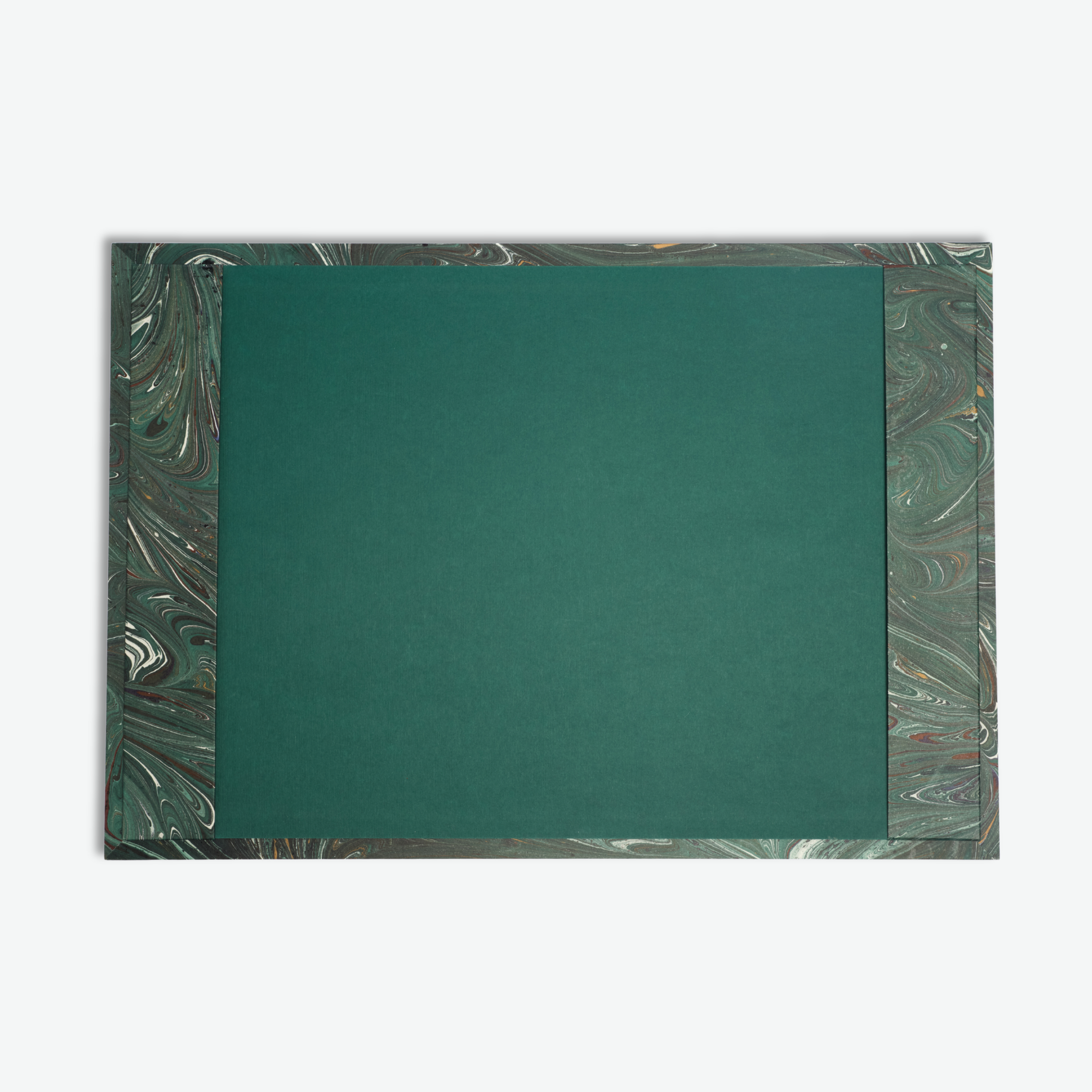 The Marbled Desk Pad in Green