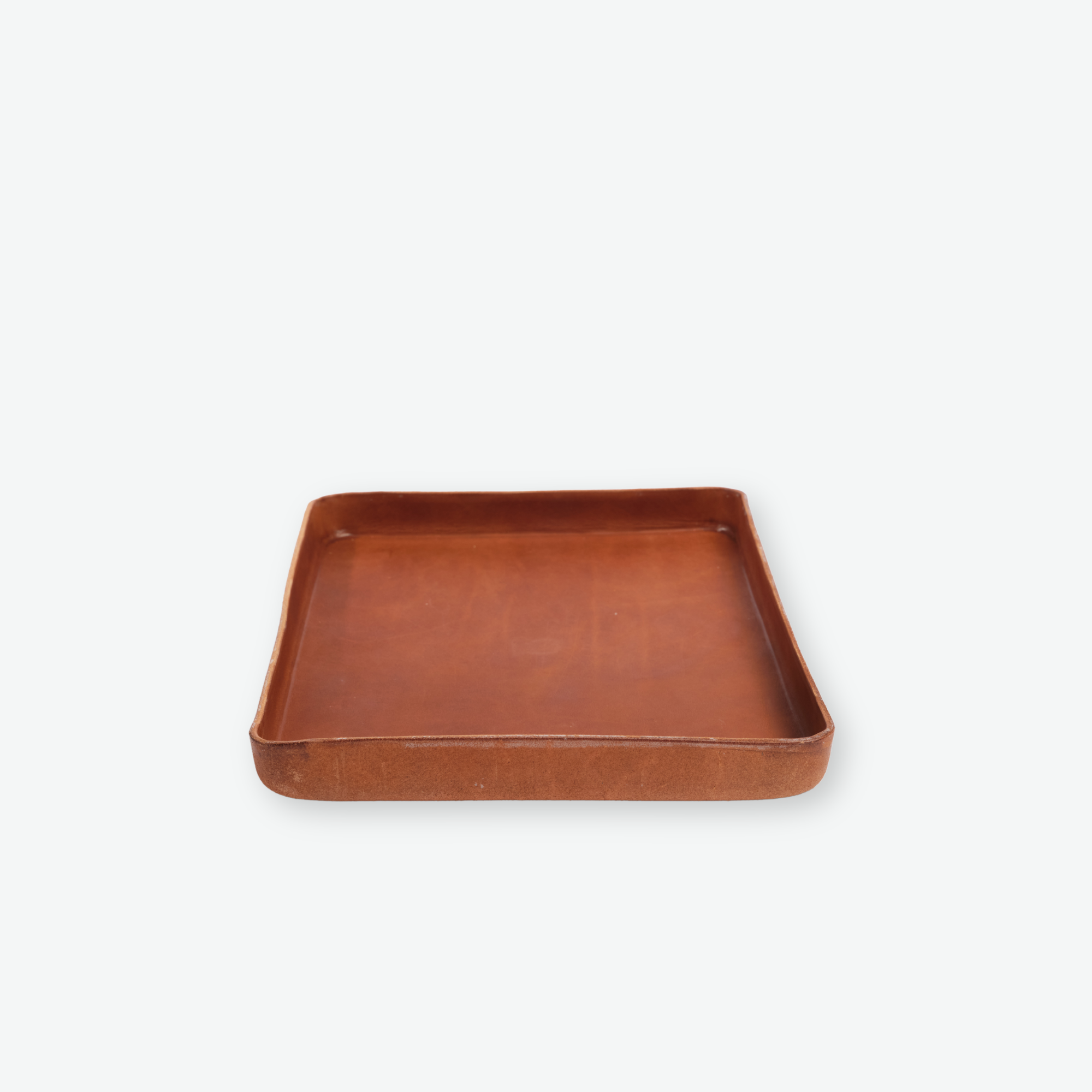 The Leather Letter Tray in Brown