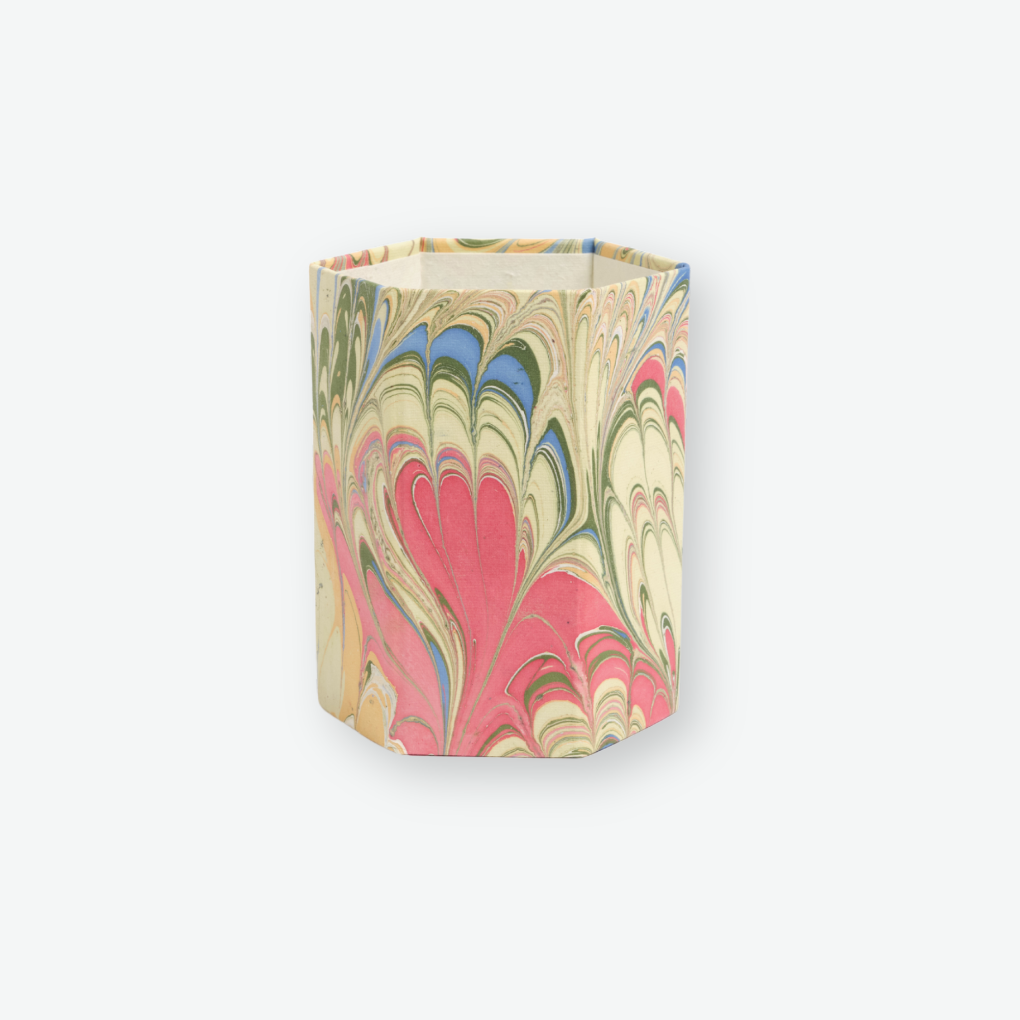 The Marbled Pencil Cup in Multicolor