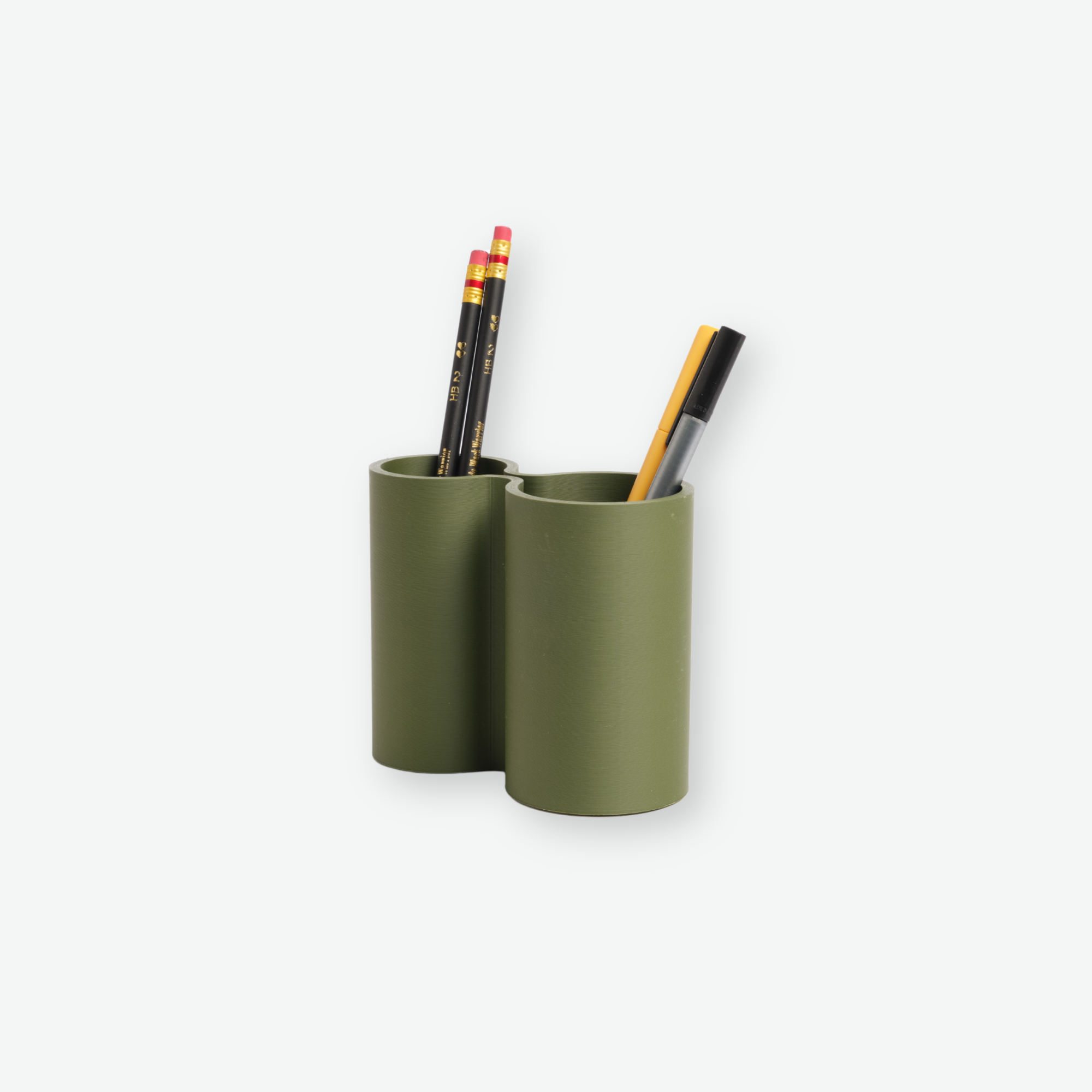 The Resin Pencil Cup in Green