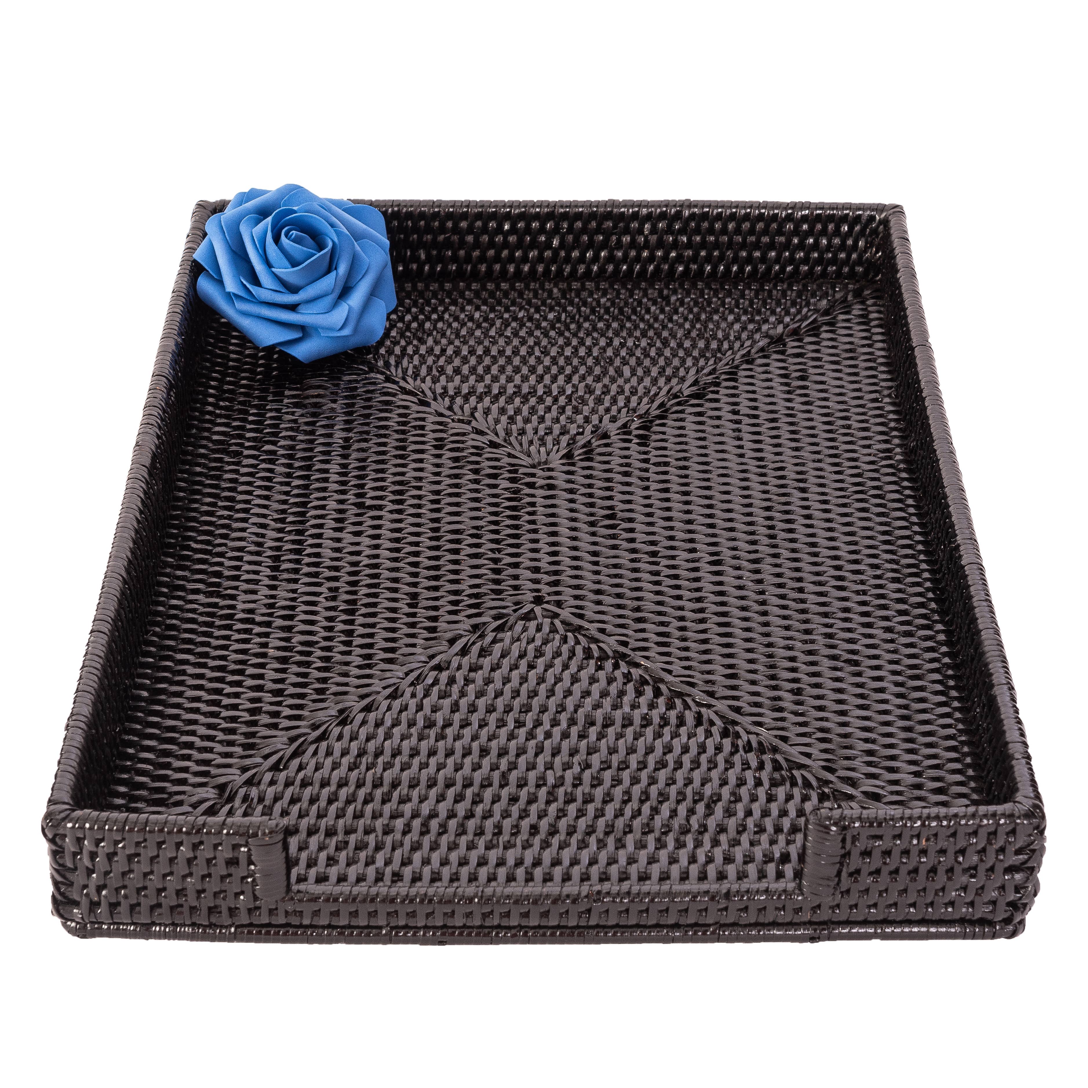 Artifacts Rattan™ Office Paper Tray: Honey Brown