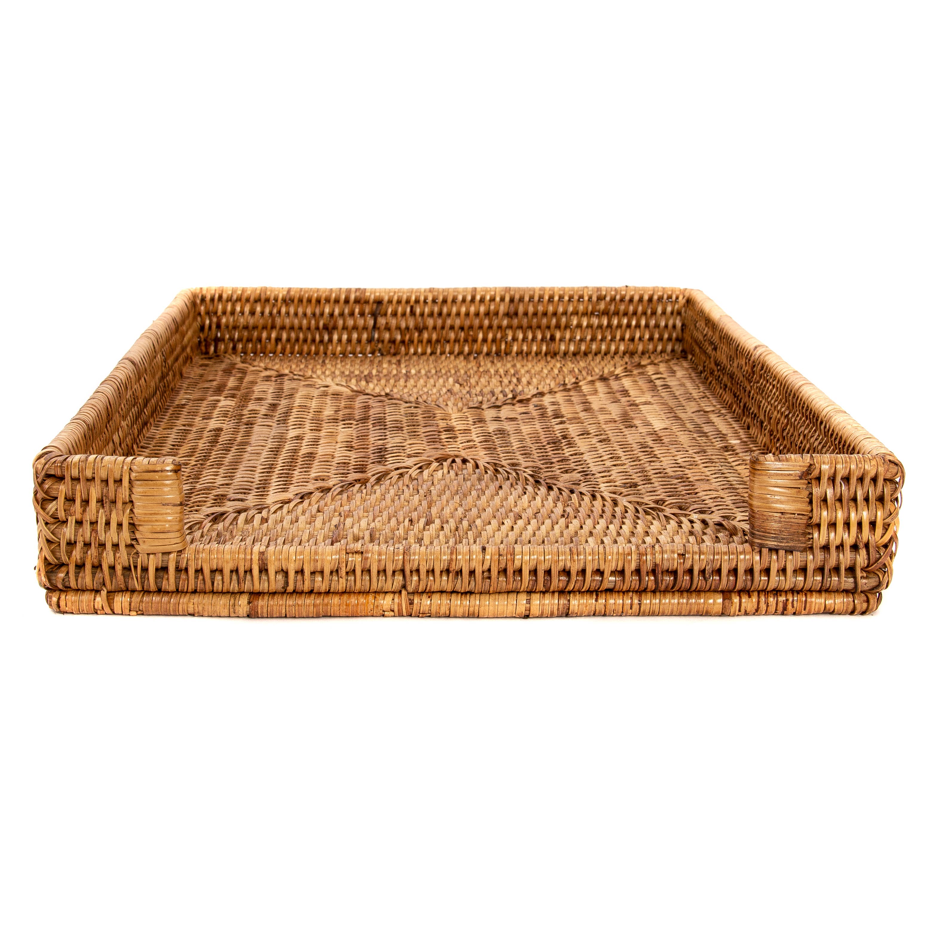 Artifacts Rattan™ Office Paper Tray: Honey Brown