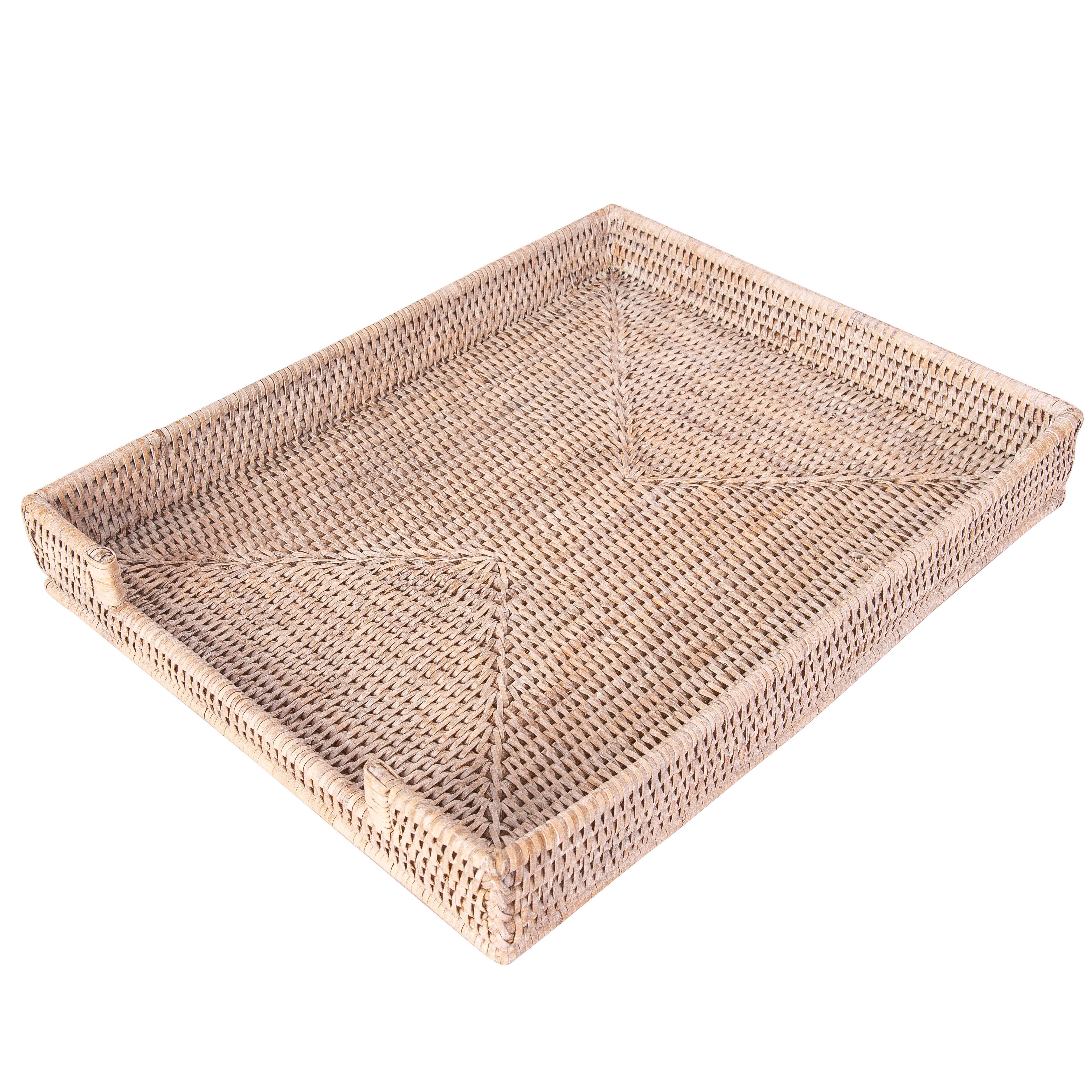 Artifacts Rattan™ Office Paper Tray: Honey Brown