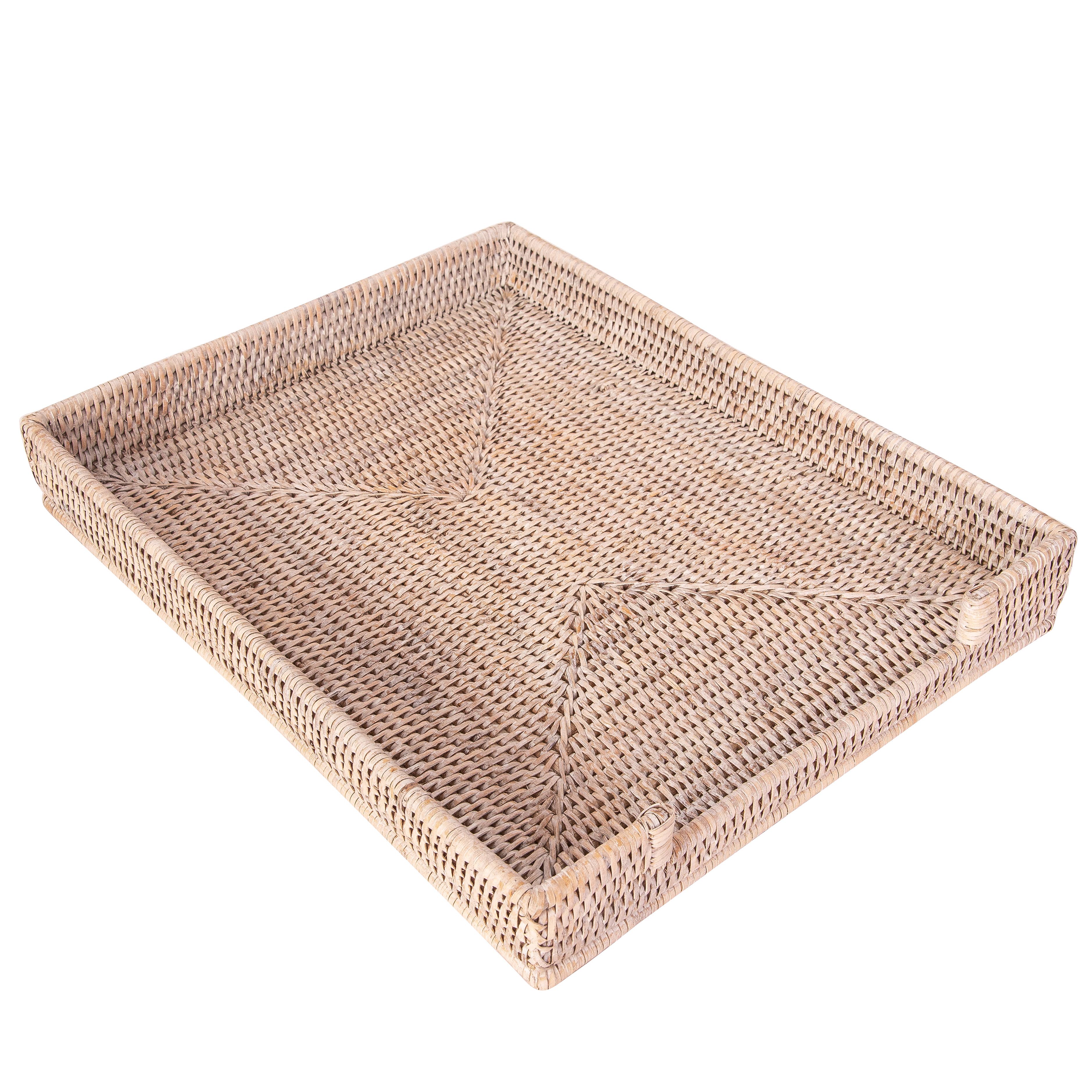 Artifacts Rattan™ Office Paper Tray: Honey Brown